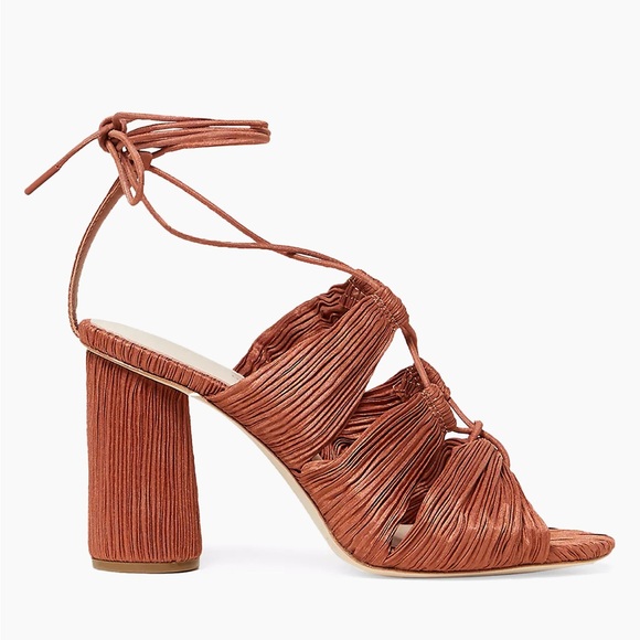 Loeffler Randall Teresa Pleated Lace-up Sandals - Picture 4 of 10